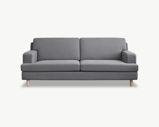 Mukava(무까바) fabric sofa 3 Seater - Grey